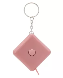 4AL-344 Сантиметровая лента-рулетка квадратная, 150 см (розовый) арт. АРС-65664-1-АРС0001309904