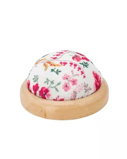 4AL-157 Игольница из ткани с подушечкой 8см, ассорти (4) арт. АРС-65424-1-АРС0001309967