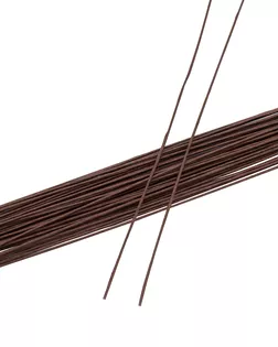 Проволока флористическая, бумажная оплетка, 0,8 мм*40 см, 50 шт. (+/-5 шт.), Astra&Craft (коричневый) арт. АРС-64819-1-АРС0001310165