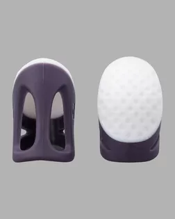 4AL-100 Наперсток силиконовый с пластиковой вставкой, размер M, упак/2шт арт. АРС-65671-1-АРС0001310704