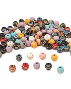 1AL070-1 Бусины деревянные, цвет.микс, с орнаментом спираль, круглые, 10мм,100шт(+/-10), Astra&Craft арт. АРС-65621-1-АРС0001310757 1AL070-1 Бусины деревянные, цвет.микс, с орнаментом спираль, круглые, 10мм,100шт(+/-10), Astra&Craft арт. АРС-65621-1-АРС0001310757