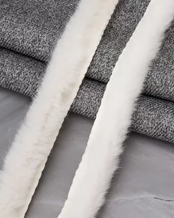 3Al235 Кант декоративный меховой 15мм*50м (02 молочный) арт. АРС-65332-1-АРС0001310794