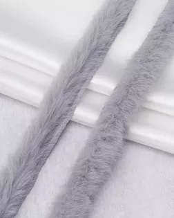 3Al235 Кант декоративный меховой 15мм*50м (04 серый) арт. АРС-65333-1-АРС0001310795