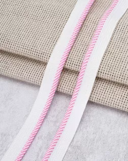 3Al307 Кант декоративный 11мм*27,43м (белый/05 розовый) арт. АРС-65100-1-АРС0001310819