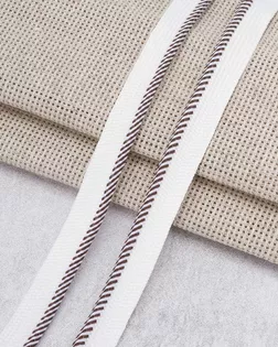 3Al307 Кант декоративный 11мм*27,43м (белый/30 коричневый) арт. АРС-65101-1-АРС0001310820