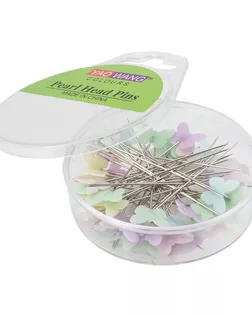 4AL-194 Булавки портновские 5см для квилтинга в футляре, упак/50шт (бант) арт. АРС-65485-1-АРС0001310938