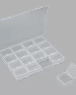 1AL167 Контейнер для хранения мелочей, 16 штук в боксе 21*17,4*2,6 см арт. АРС-65442-1-АРС0001311034 1AL167 Контейнер для хранения мелочей, 16 штук в боксе 21*17,4*2,6 см арт. АРС-65442-1-АРС0001311034