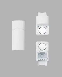 LH- 086, LH-087 Фиксатор для шнурков, пара, размер 2,6*1*0,8см (Белый) арт. АРС-65685-1-АРС0001311134