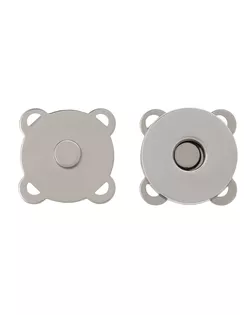 LH-051, LH-052 Кнопка магнитная пришивная 18мм (никель) арт. АРС-66038-1-АРС0001311143