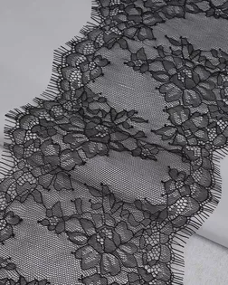 3Al010 Кружево 'шантильи' ('реснички') на сетке 16,5см*3м (чёрный) арт. АРС-65536-1-АРС0001311604 3Al010 Кружево 'шантильи' ('реснички') на сетке 16,5см*3м (чёрный) арт. АРС-65536-1-АРС0001311604