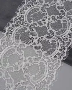 3Al011 Кружево 'шантильи' ('реснички') на сетке 20,5см*3м (белый) арт. АРС-65537-1-АРС0001311605 3Al011 Кружево 'шантильи' ('реснички') на сетке 20,5см*3м (белый) арт. АРС-65537-1-АРС0001311605