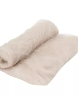 Шерсть для валяния 'Ангорка для творчества' (мохер 45%, шерсть 37%, акрил 18%), 100гр. Камтекс (007 лен) арт. АРС-64229-1-АРС0001311864