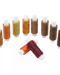 Набор швейных ниток 50/2, 200м, ассорти №119, 10шт/упак, Astra&Craft арт. АРС-64836-1-АРС0001312173