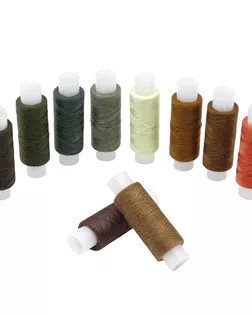 Набор швейных ниток 50/2, 200м, ассорти №125, 10шт/упак, Astra&Craft арт. АРС-64837-1-АРС0001312179