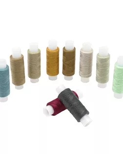 Набор швейных ниток 50/2, 200м, ассорти №129, 10шт/упак, Astra&Craft арт. АРС-64838-1-АРС0001312183