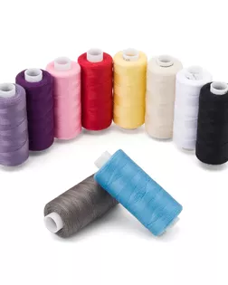 Набор швейных ниток 40/2 'Ассорти №2', намотка 365 м (400 ярд), 10шт/упак, Bestex арт. АРС-64562-1-АРС0001312203