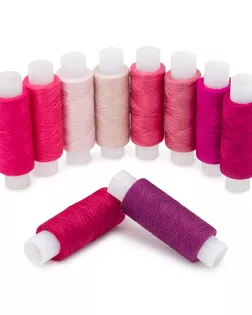 Набор швейных ниток 50/2, 200м, ассорти №144, 10шт/упак, Astra&Craft арт. АРС-65951-1-АРС0001312243