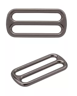 МВ 2342 Рамка-регулятор литая 30мм (37*17,5мм) металл (Pewter олово (черный никель)) арт. АРС-64624-1-АРС0001312420