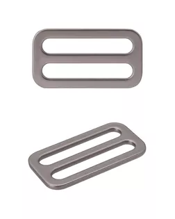 МВ 2343 Рамка-регулятор литая плоская 30мм (37*20мм) металл (Pewter олово (черный никель)) арт. АРС-64495-1-АРС0001312440