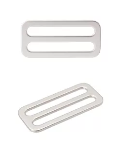 МВ 2343 Рамка-регулятор литая плоская 38мм (46*21,5мм) металл (Nickel Серебро (никель) матовое) арт. АРС-64498-1-АРС0001312443