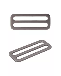 МВ 2343 Рамка-регулятор литая плоская 51мм (60*24мм) металл (Pewter олово (черный никель)) арт. АРС-64503-1-АРС0001312448