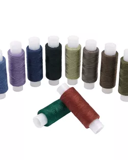 Набор швейных ниток 50/2, 200м, ассорти №165, 10шт/упак, Astra&Craft арт. АРС-64844-1-АРС0001312620