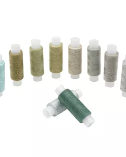 Набор швейных ниток 50/2, 200м, ассорти №166, 10шт/упак, Astra&Craft арт. АРС-64845-1-АРС0001312621