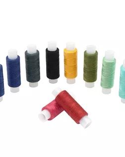 Набор швейных ниток 50/2, 200м, ассорти №167, 10шт/упак, Astra&Craft арт. АРС-64846-1-АРС0001312622