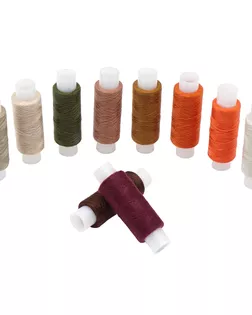 Набор швейных ниток 50/2, 200м, ассорти №177, 10шт/упак, Astra&Craft арт. АРС-64849-1-АРС0001312663