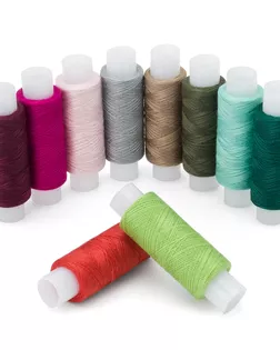 Набор швейных ниток 50/2, 200м, ассорти №185, 10шт/упак, Astra&Craft арт. АРС-65957-1-АРС0001312671