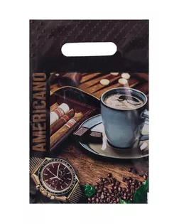 5863715 Пакет 'Американо' п/э с вырубной ручкой, 20*30см, 30мкм арт. АРС-64364-1-АРС0001312828