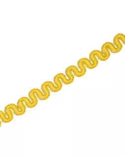 С3794Г17 Тесьма вяз. Отделочная 'змейка' рис. 9404,10мм*10м (желтый/золото) арт. АРС-64678-1-АРС0001312862