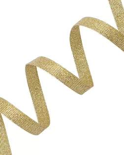 9807 Лента галун 10мм*25м золотистый арт. АРС-64370-1-АРС0001313005