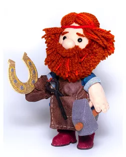 ПЛДК-1485 Набор для создания текстильной игрушки серия 'Домовёнок и компания' Кузнец Счастья арт. АРС-64287-1-АРС0001313012