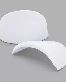 ВТТМ-10/А Плечевые накладки из твердого поролона обшитые, втачные 10*90*160 Hobby&Pro (белый) арт. АРС-65736-1-АРС0001313132