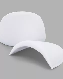 ВТТМ-16/А Плечевые накладки из твердого поролона обшитые, втачные 16*110*170 Hobby&Pro (белый) арт. АРС-65737-1-АРС0001313136