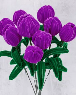 Набор для творчества из синельной проволоки №3, сиреневый арт. АРС-65960-1-АРС0001313433