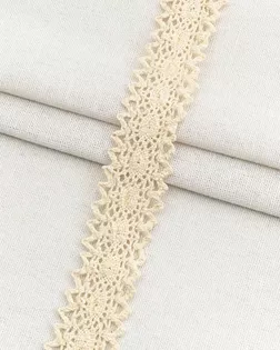 21226 Тесьма А6125 хлопок 3см вязаная,18,2м, цв.бежевый арт. АРС-64944-1-АРС0001314211