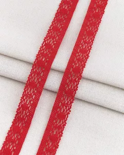 21208 Тесьма А7173 хлопок 1,6см вязаная,18,2м, цв. красный арт. АРС-64948-1-АРС0001314215