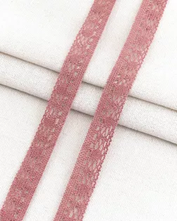 21209 Тесьма А7173 хлопок 1,6см вязаная,18,2м, цв. пыльная роза арт. АРС-64949-1-АРС0001314216