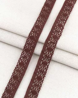 21210 Тесьма А7173 хлопок 1,6см вязаная,18,2м, цв.коричневый арт. АРС-64950-1-АРС0001314217