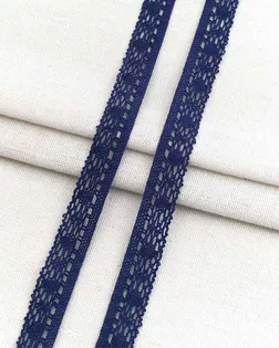 21211 Тесьма А7173 хлопок 1,6см вязаная,18,2м, цв.синий арт. АРС-64952-1-АРС0001314219