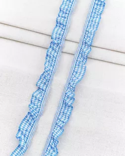 26064 Тесьма-рюш эластичная односторонняя в клетку п/э 2,0см*20м, цв.гол. арт. АРС-64966-1-АРС0001314233 26064 Тесьма-рюш эластичная односторонняя в клетку п/э 2,0см*20м, цв.гол. арт. АРС-64966-1-АРС0001314233