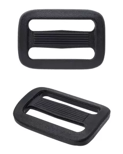 ДЩ-30 Пряжка регулятор, двухщелевая 30мм, ацеталь, черный арт. АРС-65690-1-АРС0001314499 ДЩ-30 Пряжка регулятор, двухщелевая 30мм, ацеталь, черный арт. АРС-65690-1-АРС0001314499