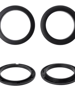 Люверс шторный круглый d-50мм с многоур. замком пластик, 70 черный-матовый арт. АРС-65377-1-АРС0001314514