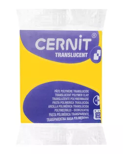 CE0920056 Пластика полимерная запекаемая 'Cernit 'TRANSLUCENT' прозрачный 56 гр. (719 кукурузный) арт. АРС-65863-1-АРС0001314715