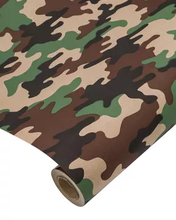 Крафт бумага Камуфляж зеленый, 680мм/60гр/10м +/- 5% арт. АРС-65607-1-АРС0001314925