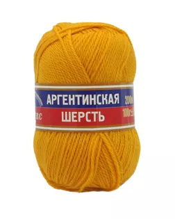 Пряжа Камтекс 'Аргентинская шерсть' (100%шерсть) (104 желтый) арт. АРС-51253-1-АРС0000817579