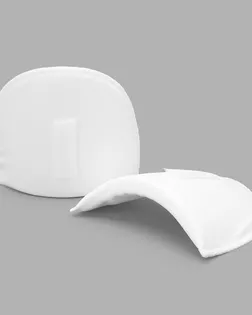 ВК-12/6/А Плечевые накладки втачные с плот.обшивкой и контакт. лентой, белый, 12*100*150мм Hobby&Pro арт. АРС-65741-1-АРС0000821519