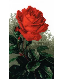 442 Набор для вышивания РС-Студия 'Роза красная' 30*19 см арт. АРС-50220-1-АРС0000826500